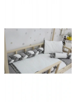 Ekose Montessori Uyku Seti 69121 Gri