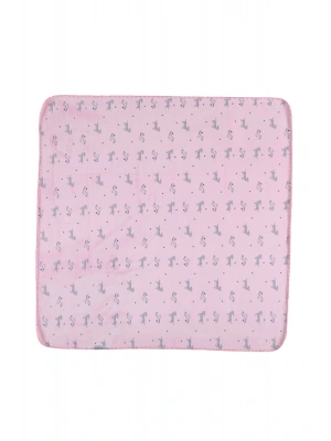 Bibaby Happy Zebra Land Fluffy Bebek Battaniye 64529 Pembe