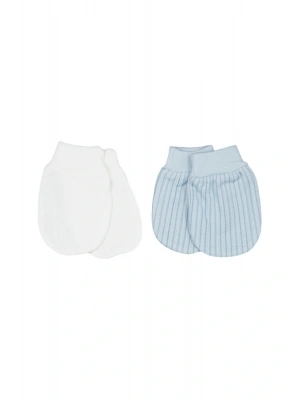 Ayicikli Delikli Yazlık 2li Bebek Eldiveni 55849