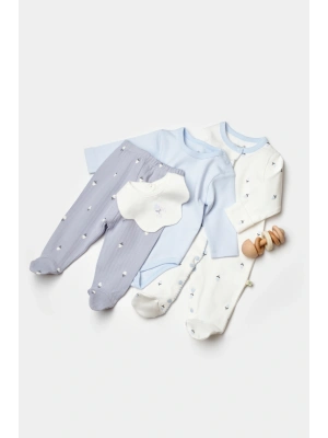 Love Floral Organik 4 Parça Tüllü Set