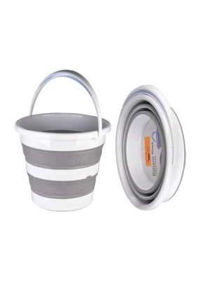 Bebek Ve Çocuk Katlanır Su Kovası Gri(12,8 Litre), Banyo Kovası (sk-315)