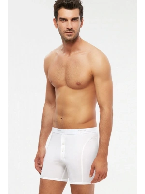 Erkek Long Şort 2li Fırsat Paketi Pamuklu Modal Likralı Önden Düğmeli Uzun Boxer Şort