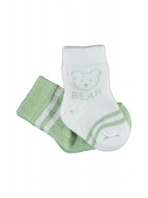 Biorganic Bear 2Li Kız Çorap 68412 Yeşil