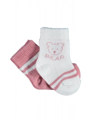 Biorganic Bear 2li Kız Çorap 68412 Gül Kurusu