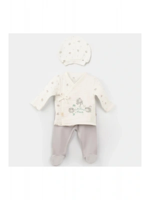 Lamb Friends 3lü Zıbın Set 73328 Gri