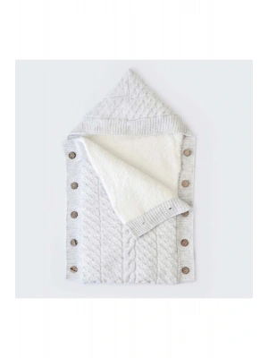 Bi Baby Içi Welsoft Dışı Örgü Kundak Battaniye