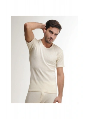 Erkek Kısa Kol Fanila Yün Içlik