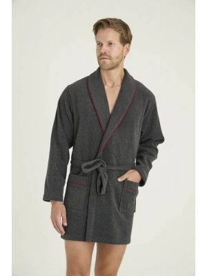 Erkek Tek Rob-Sabahlık Çizgi Detaylı Konforlu Tasarım