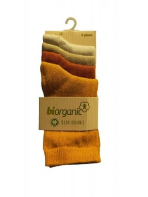 Bibaby 4lü New Basıc Çocuk Çorap 68387 Hardal