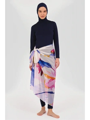 Begonvil Desenli Etek Pareo DLX-7087