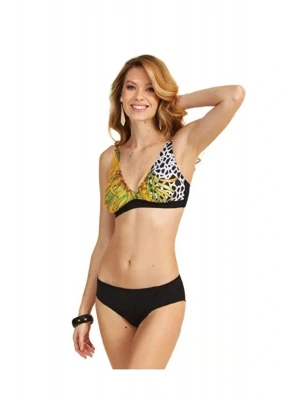 Tropikal Desen Toparlayıcı Bikini DLX-10959135