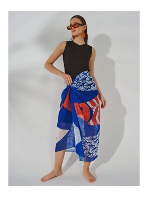 Neva Desenli Etek Pareo DLX-7085