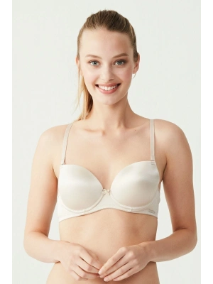 Kadın Ten U.s Polo Assn. 66141 Kulaksız Push-up Sutyen