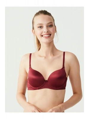 - Kadın Bordo Içi Boş Kulaklı Sütyen 66140