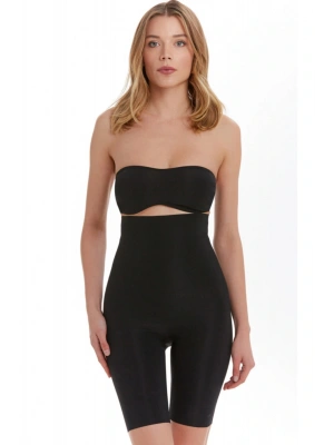 Kadın Uzun Paçalı Korse Ekstra Güçlü Inceltme Siyah 2107