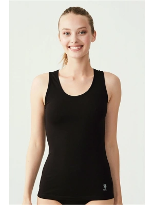 U.s Polo Assn. 66005 Kadın Kalın Askılı Atlet-siyah