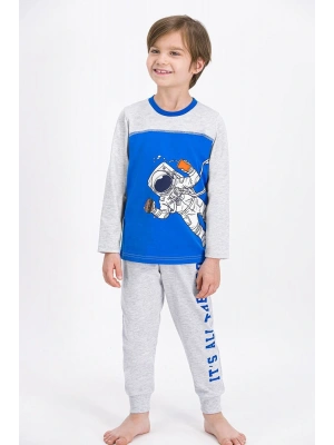 Erkek Çocuk Karmelanj Astronot Pijama Takımı