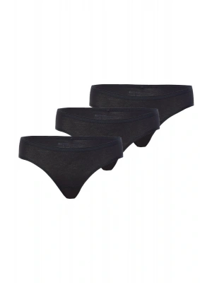 Kadın Slip Külot 3lü Paket Essential 1575 - Siyah