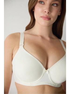 Düz Kumaşlı Ince Süngerli Büyük Beden Sütyen