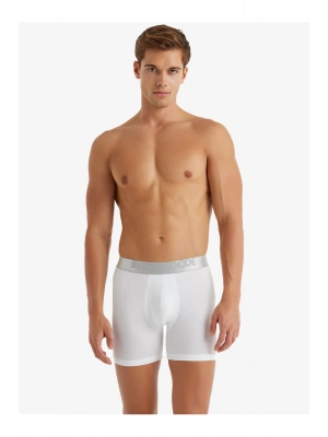 Erkek Modal Elastan Boxer Silver 9303 - Beyaz