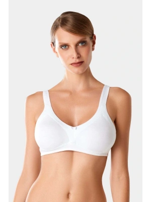 Kadın Beyaz 7000 Pamuklu Toparlayıcı Minimizer Sütyen