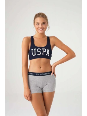 U.S. Polo Assn. Kadın Lacivert Büstiyer Şort Takım