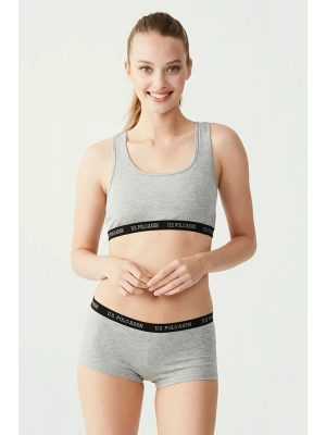 U.s Polo Assn. 65003 Kadın Sporcu Büstiyer Şort Set-grimelanj