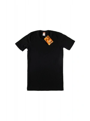 Erkek Çocuk Siyah  Termal Şardonlu Kısa Kol Fanila ELF568N372CCM