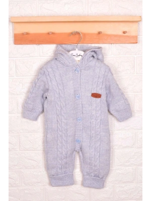 Içi Welsoftlu Triko Kışlık Bebek Tulum 302438