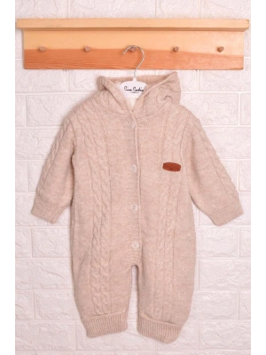 Içi Welsoftlu Triko Kışlık Bebek Tulum 302438