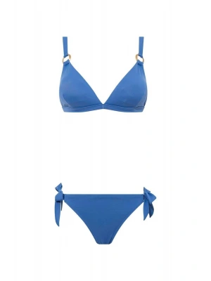 Kadın Mavi Bikini Takım