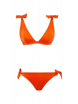 Kadın Turuncu Bikini Takım