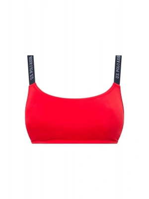 Kadın Kırmızı Ince Askılı Bikini Üst