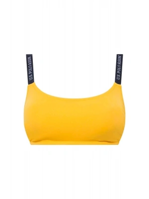 Kadın Sarı Ince Askılı Bikini Üst