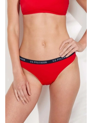 Kadın Kırmızı Kalın Kenarlı Lastikli Bikini Alt