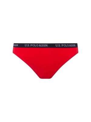 Kadın Kırmızı Kalın Kenarlı Lastikli Bikini Alt