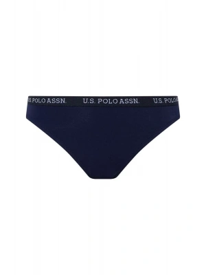 Kadın Lacivert Kalın Kenarlı Lastikli Bikini Alt