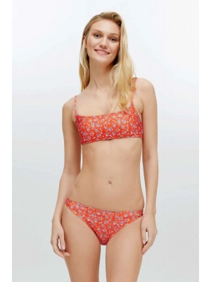 Kadın Turuncu Bikini Takım