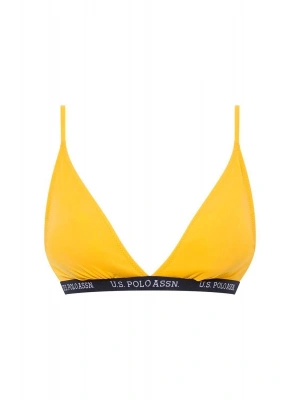 Kadın Sarı Geniş Üçgen Bikini Üst