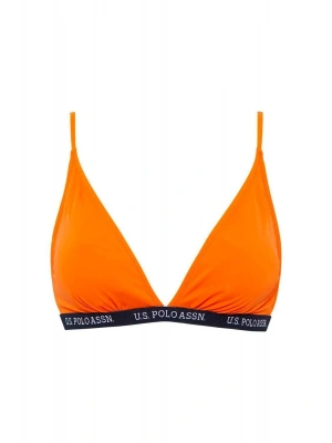 Kadın Turuncu Geniş Üçgen Bikini Üst