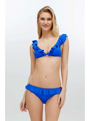 Kadın Saks Mavi Bikini Takım
