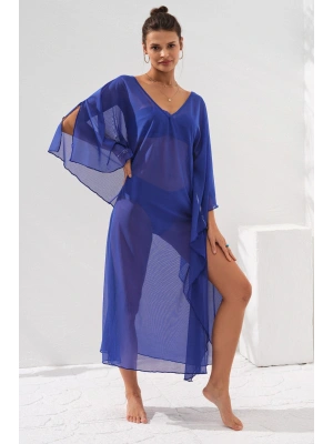 V Yaka Elbise Pareo Sax 231803