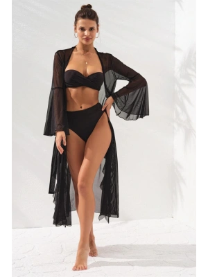 231804 BELDEN BAĞLAMALI ELBİSE PAREO