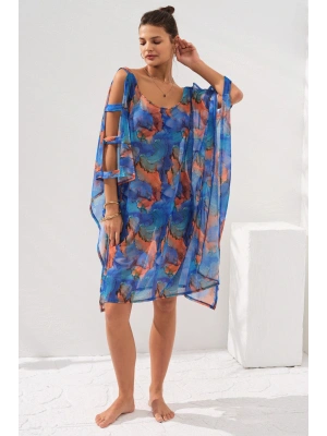 Kolu Bant Detaylı Tunik Pareo Marbel 231802-d