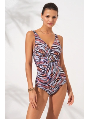 Stella V Yaka Tokalı Korseli Mayo Tiger 231133-t