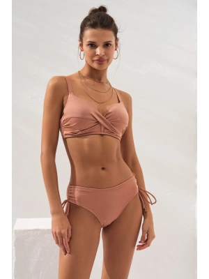 231229 Bronz Sole Kaplı Toplarlayıcı Bikini Takımı