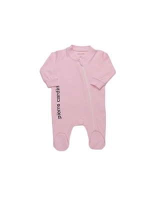 Patikli %100 Pamuk Fermuarlı Bebek Tulumu