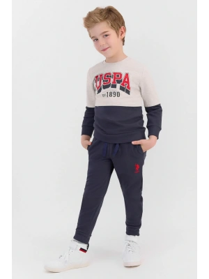 Bej Melanj Erkek Çocuk Eşofman Takımı