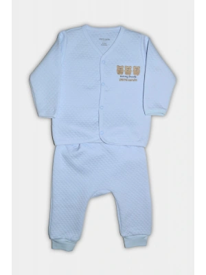 Ayıcık Nakışlı Kapitone Bebek İkili Takım 305195