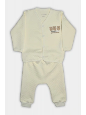 Ayıcık Nakışlı Kapitone Bebek İkili Takım 305195